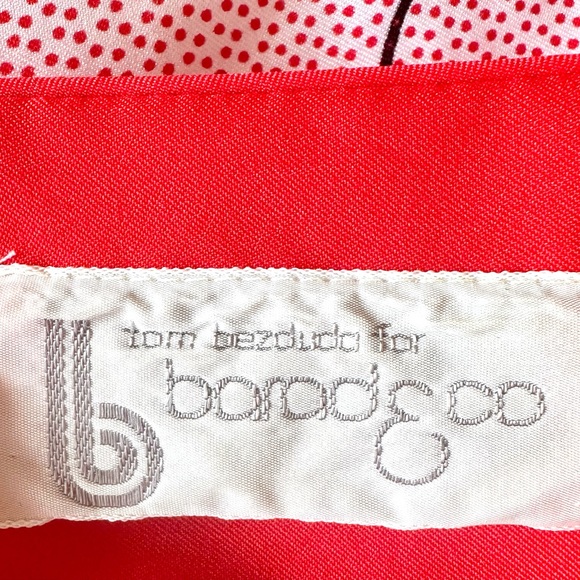 🍷VINTAGE 70s Tom Bezduda for Barad & Co Caftan House Dress - Picture 7 of 8